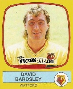 Sticker David Bardsley - UK Football 1987-1988 - Panini