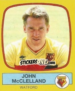 Sticker John McClelland - UK Football 1987-1988 - Panini