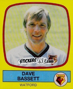 Cromo Dave Bassett - UK Football 1987-1988 - Panini