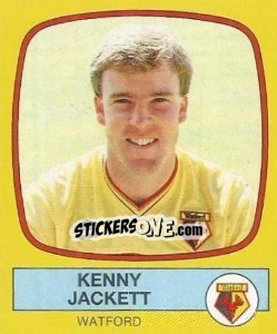 Figurina Kenny Jackett - UK Football 1987-1988 - Panini