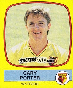 Figurina Gary Porter - UK Football 1987-1988 - Panini