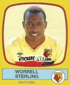 Sticker Worrell Sterling - UK Football 1987-1988 - Panini