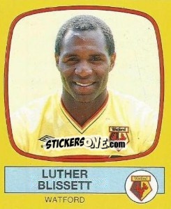 Figurina Luther Blissett - UK Football 1987-1988 - Panini