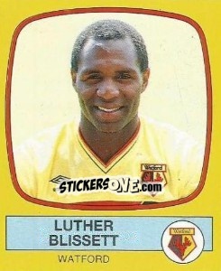 Figurina Luther Blissett - UK Football 1987-1988 n. 340 - Panini