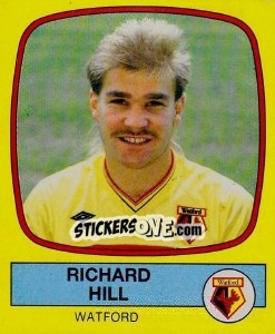 Sticker Richard Hill - UK Football 1987-1988 - Panini