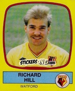 Figurina Richard Hill - UK Football 1987-1988 n. 342 - Panini
