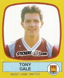 Figurina Tony Gale - UK Football 1987-1988 - Panini