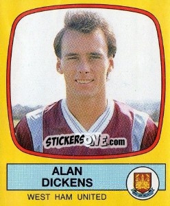 Sticker Alan Dickens - UK Football 1987-1988 n. 353 - Panini