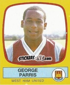 Cromo George Parris - UK Football 1987-1988 n. 354 - Panini