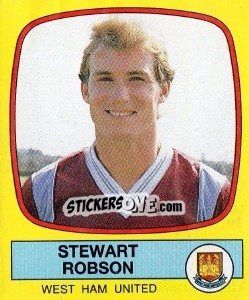 Cromo Stewart Robson - UK Football 1987-1988 - Panini