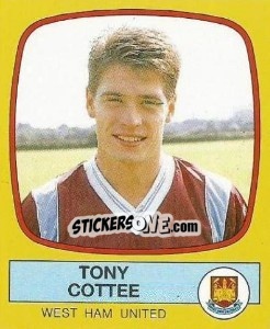 Figurina Tony Cottee - UK Football 1987-1988 - Panini