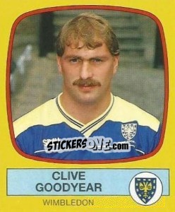 Figurina Clive Goodyear - UK Football 1987-1988 - Panini