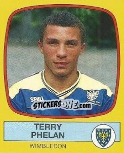 Figurina Terry Phelan - UK Football 1987-1988 - Panini
