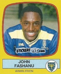 Cromo John Fashanu - UK Football 1987-1988 - Panini