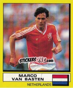 Sticker Marco van Basten - UK Football 1987-1988 n. 376 - Panini