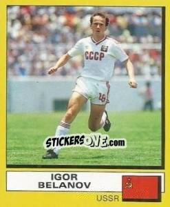 Cromo Igor Belamov - UK Football 1987-1988 - Panini