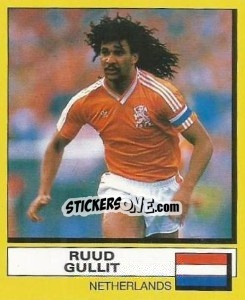 Sticker Ruud Gullit - UK Football 1987-1988 - Panini