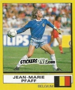 Sticker Jean-Marie Pfaff - UK Football 1987-1988 - Panini