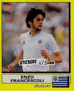 Sticker Enzo Francescoli - UK Football 1987-1988 n. 387 - Panini