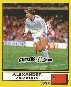 Cromo Alexander Zavarov - UK Football 1987-1988 - Panini