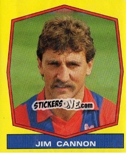 Sticker Jim Cannon (Crystal palace) - UK Football 1987-1988 - Panini