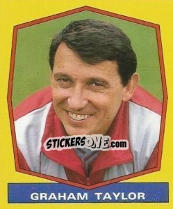 Cromo Graham Taylor (Aston Villa) - UK Football 1987-1988 - Panini