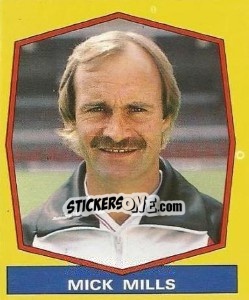 Sticker Mick Mills (Stoke City) - UK Football 1987-1988 - Panini