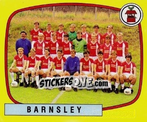 Sticker Barnsley Team - UK Football 1987-1988 n. 406 - Panini
