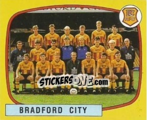 Sticker Bradford City Team