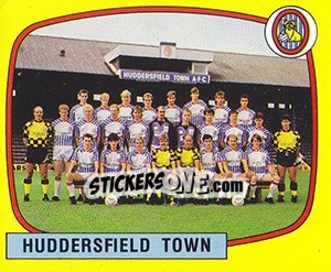 Cromo Huddersfeld Town Team - UK Football 1987-1988 - Panini