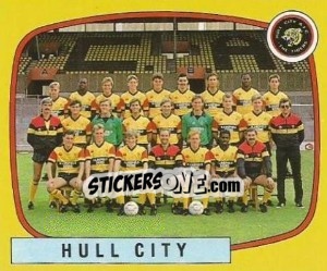 Sticker Hull City Team - UK Football 1987-1988 - Panini