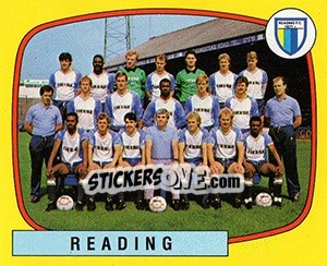 Sticker Reading Team - UK Football 1987-1988 - Panini