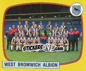 Figurina West Bromwich Albion Team - UK Football 1987-1988 - Panini