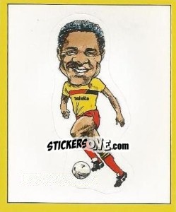 Cromo Luther Blissett (Caricature) - UK Football 1987-1988 - Panini