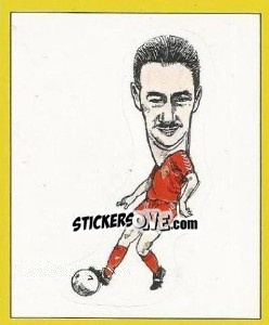 Sticker Ian Rush (Caricature) - UK Football 1987-1988 n. 444 - Panini