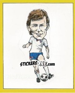 Figurina Robson (Caricature) - UK Football 1987-1988 n. 445 - Panini