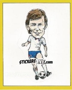 Cromo Robson (Caricature) - UK Football 1987-1988 - Panini