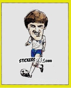 Sticker Peter Beardsley (Caricature) - UK Football 1987-1988 - Panini