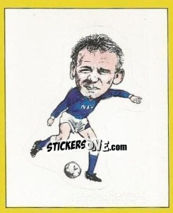 Cromo Peter Reid (Caricature) - UK Football 1987-1988 - Panini