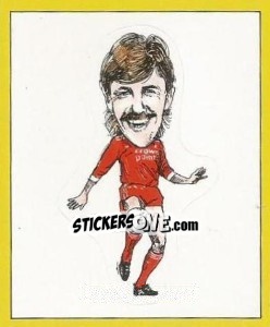 Sticker Mark Lawrenson (Caricature) - UK Football 1987-1988 - Panini