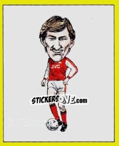 Sticker Tony Adams (Caricature) - UK Football 1987-1988 n. 457 - Panini