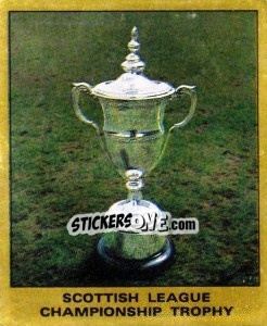 Cromo Scottish League Trophy - UK Football 1987-1988 - Panini