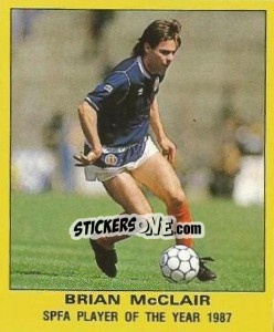 Figurina Brian McClair - UK Football 1987-1988 - Panini