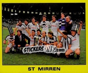 Figurina St Mirren - UK Football 1987-1988 n. 464 - Panini