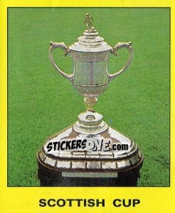 Sticker Scottish Cup - UK Football 1987-1988 - Panini