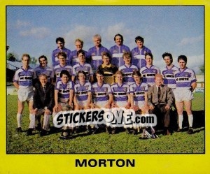 Cromo Greenock Morton - UK Football 1987-1988 - Panini