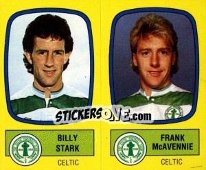 Sticker Billy Stark / Frank McAvennie - UK Football 1987-1988 n. 483 - Panini