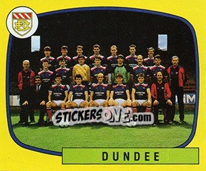 Sticker Team - UK Football 1987-1988 - Panini