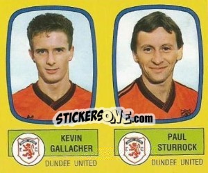 Cromo Kevin Gallacher / Paul Sturrock