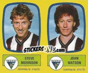 Cromo Steve Morrison / John Watson - UK Football 1987-1988 - Panini